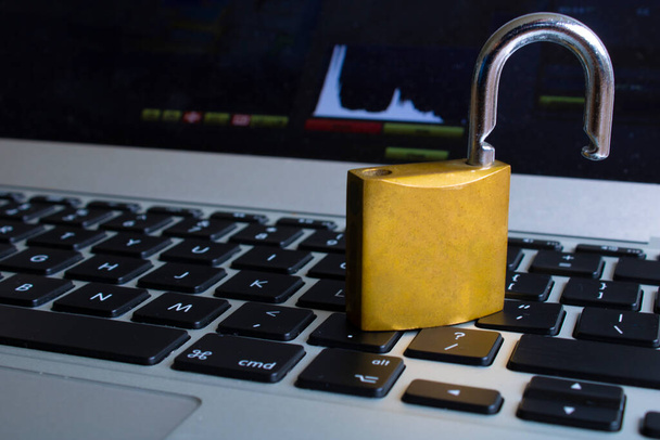 Esta foto es símbolo de seguridad en Internet, sino también para hacks y contraseñas - Foto, Imagen