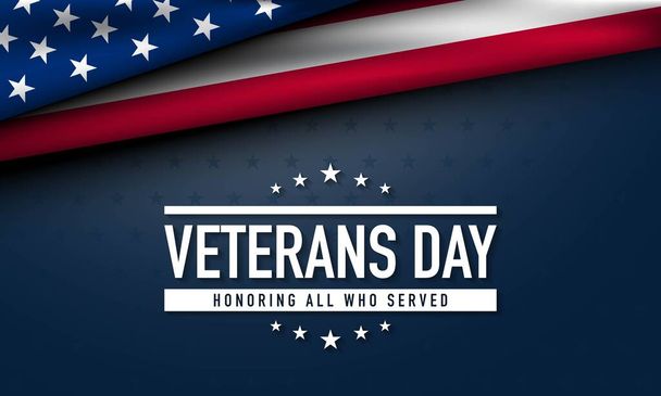 Veterans Day Background Design. - Vector, Image