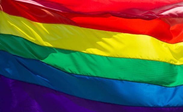 fundo com LGBT gay orgulho bandeira - Foto, Imagem