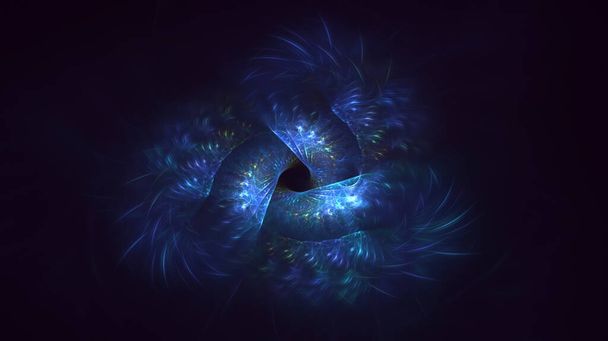 3D rendering abstract colorful fractal light background - Fotó, kép