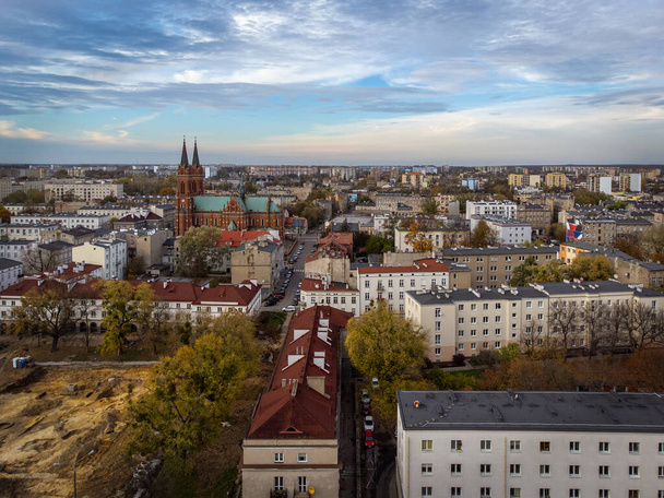 Vista del casco antiguo de la ciudad de Lodz, Polonia. - Foto, Imagen