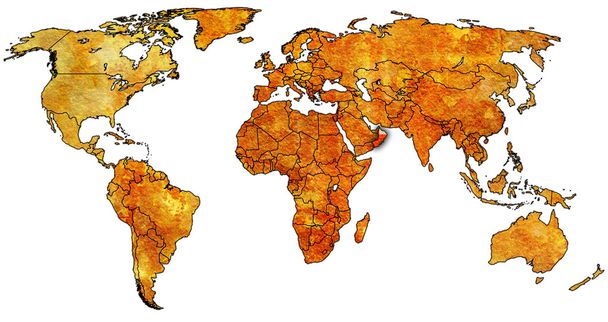 oman territory on world map - Photo, Image