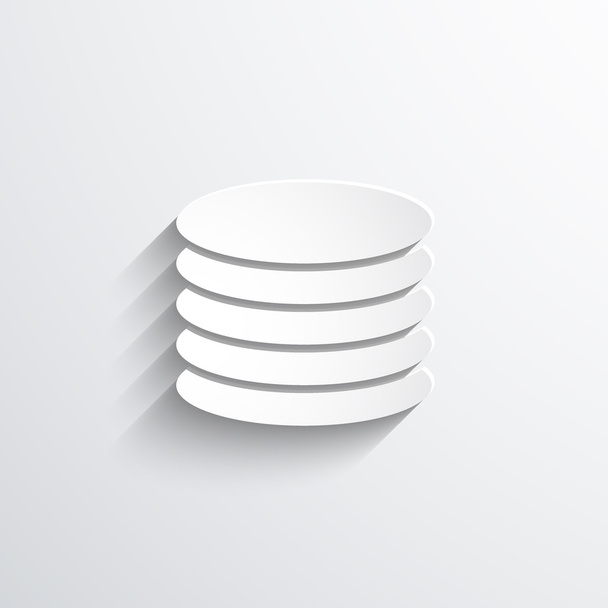 Vector database web icon. - Foto, imagen