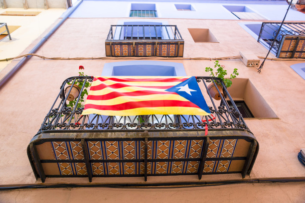 Estelada, de Catalaanse Catalaanse vlag - Foto, afbeelding