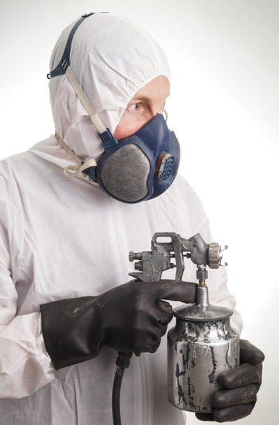 Man in protective suit - Photo, Image