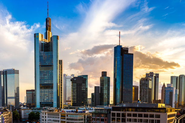 Aerial view of Frankfurt - Фото, изображение