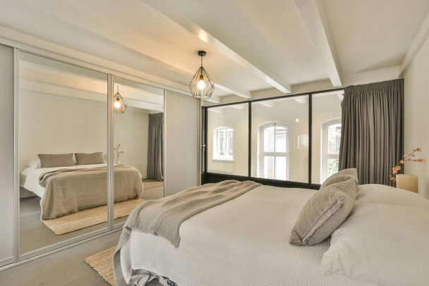 Luxury bedroom of house in beautiful design - Photo, Image