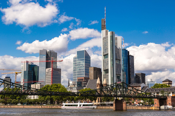 Financial district in Frankfurt - Фото, зображення