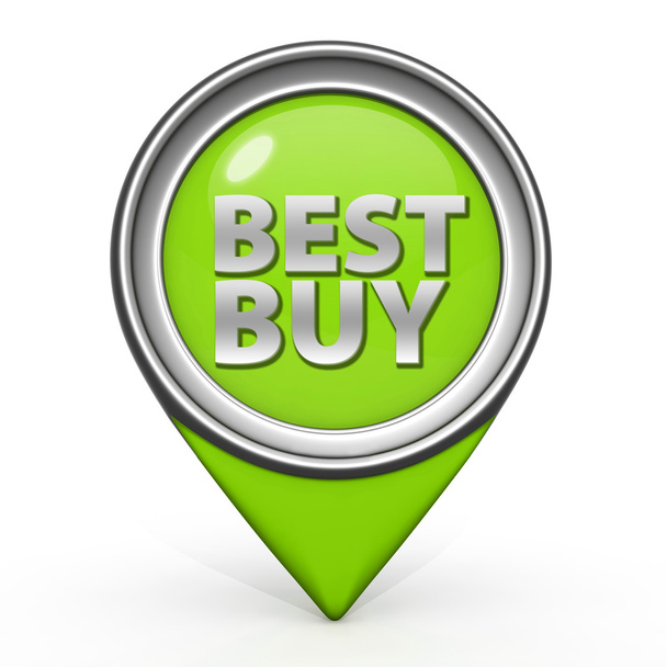 Best buy pointer icon on white background - Фото, изображение
