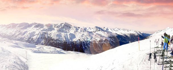 Obergurgel Hochgurgel, Ski Vacation in Tyrol, Áustria - Foto, Imagem