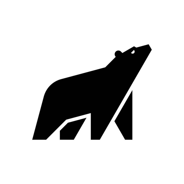 Ice Bear Logo. Icon design. Template elements - Vetor, Imagem