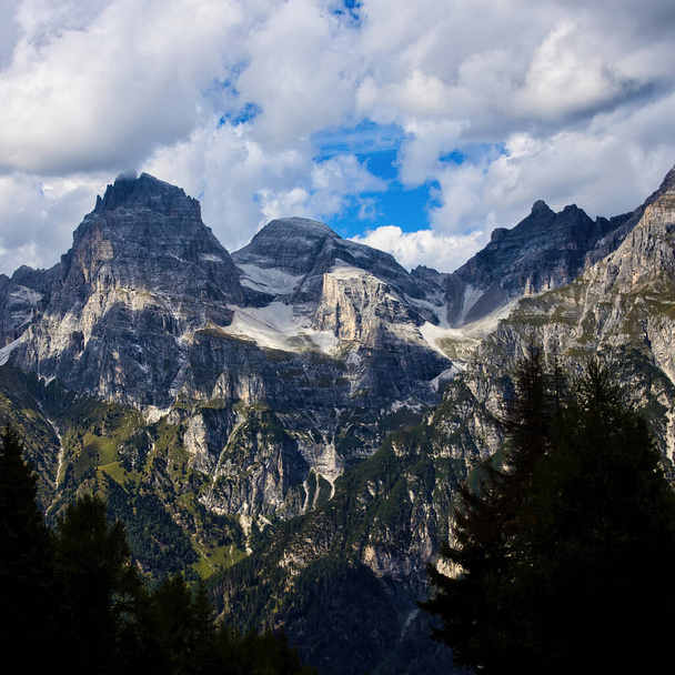 Jižní Tyrolské Alpy na podzim - Fotografie, Obrázek