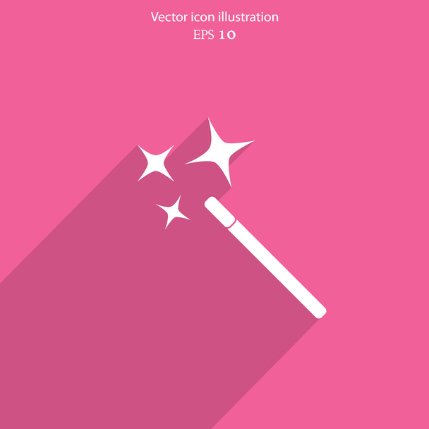 Vector magic wand web icon. - Vettoriali, immagini