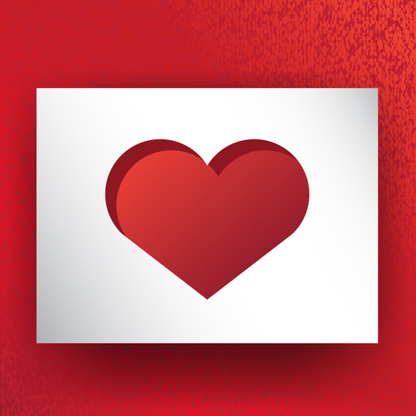 Valentine heart vector design. - Vektor, Bild
