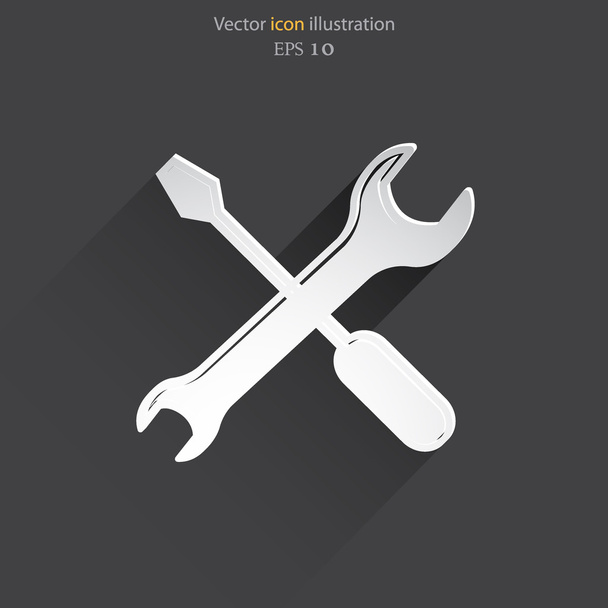 Vector repair web icon - Wektor, obraz