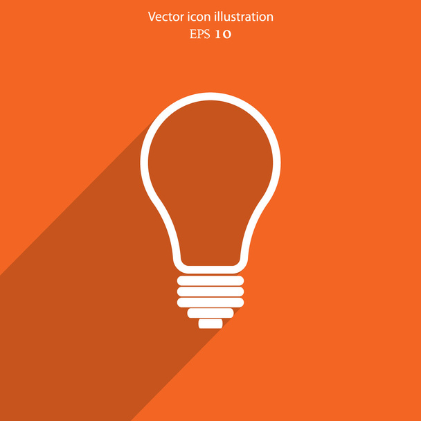 Vector Light bulb icon - Διάνυσμα, εικόνα