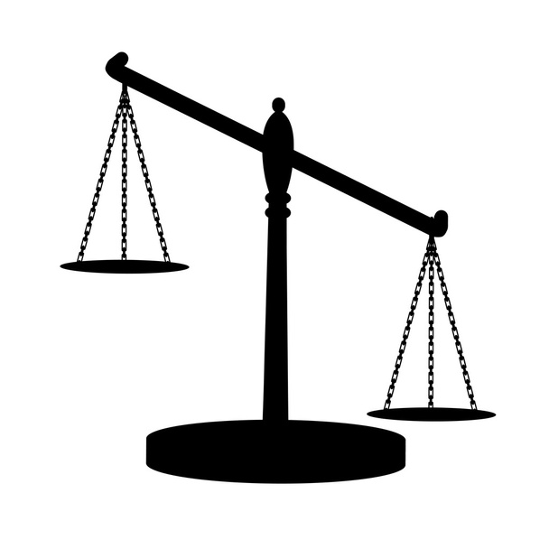 Scales of justice - Вектор, зображення