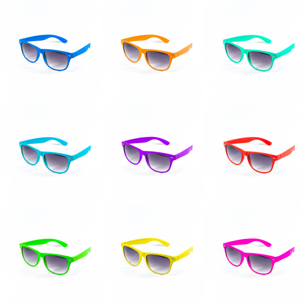 colorful set of sunglasses - Фото, зображення