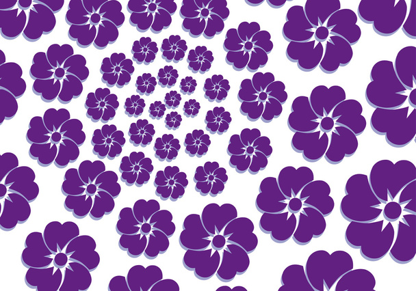 Fundo vetorial flor lilás
 - Vetor, Imagem