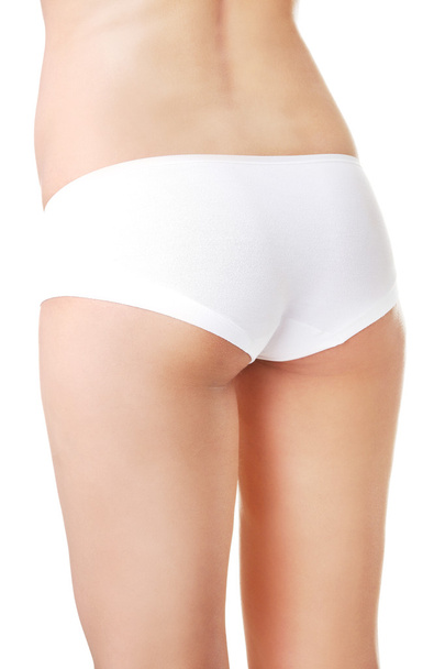 Close up on slim woman buttocks in underwear - Foto, imagen