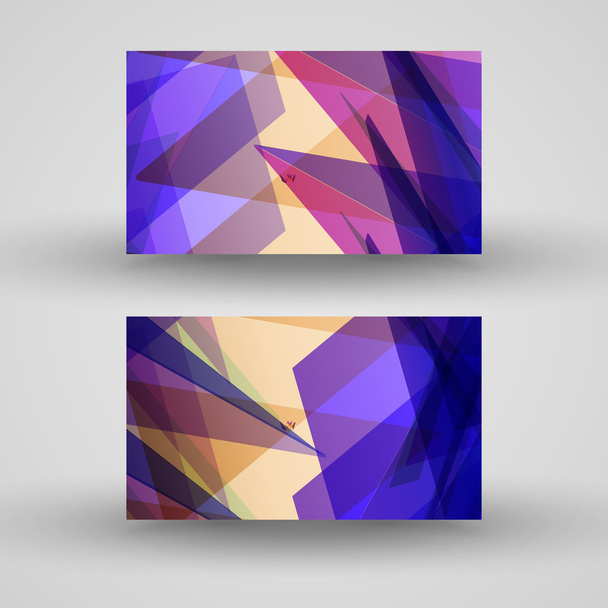 Vector business-card  set for your design - Διάνυσμα, εικόνα