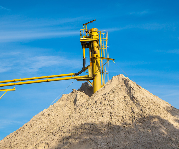 Conveyor at a Sand Mine - Foto, Imagem