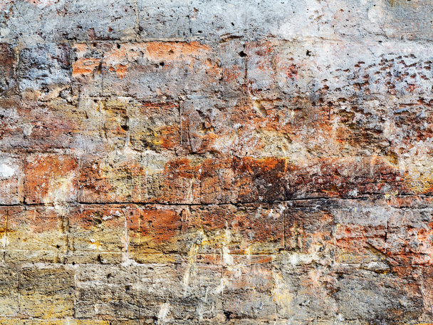 Old grunge brick wall background  - Zdjęcie, obraz