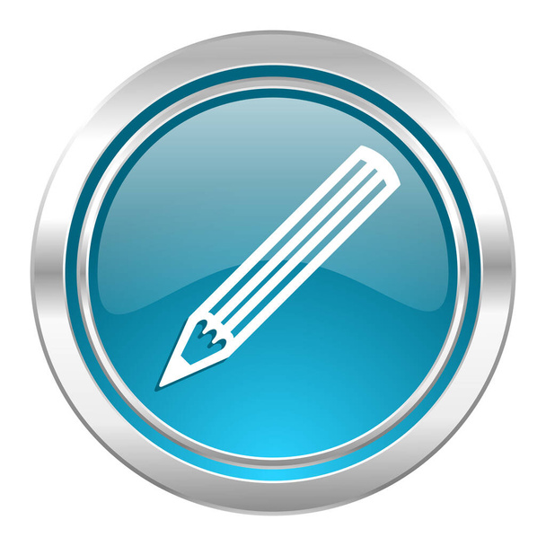 ceruza ikon web egyszerű illusztráció - Fotó, kép