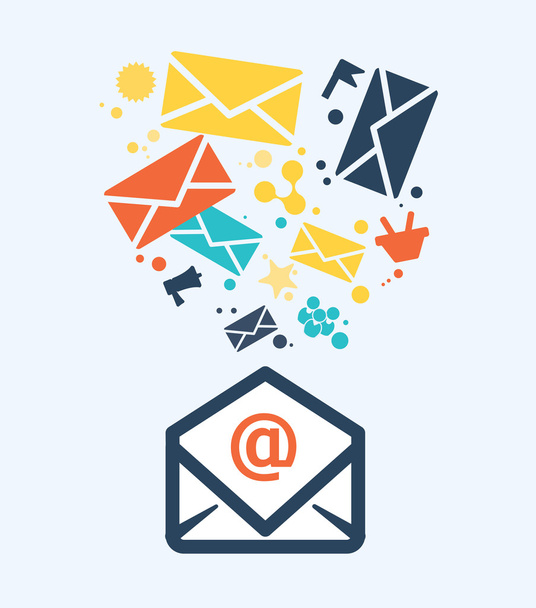 Icono de correo electrónico  - Vector, Imagen