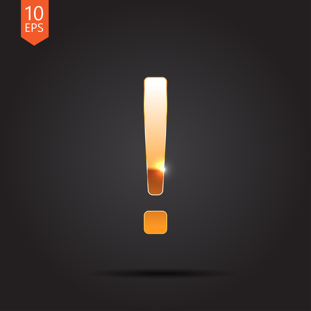 Vector exclamation mark icon. Eps10 - ベクター画像