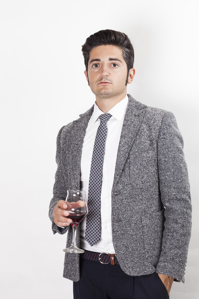 Businessman wearing grey jacket 2 - Zdjęcie, obraz
