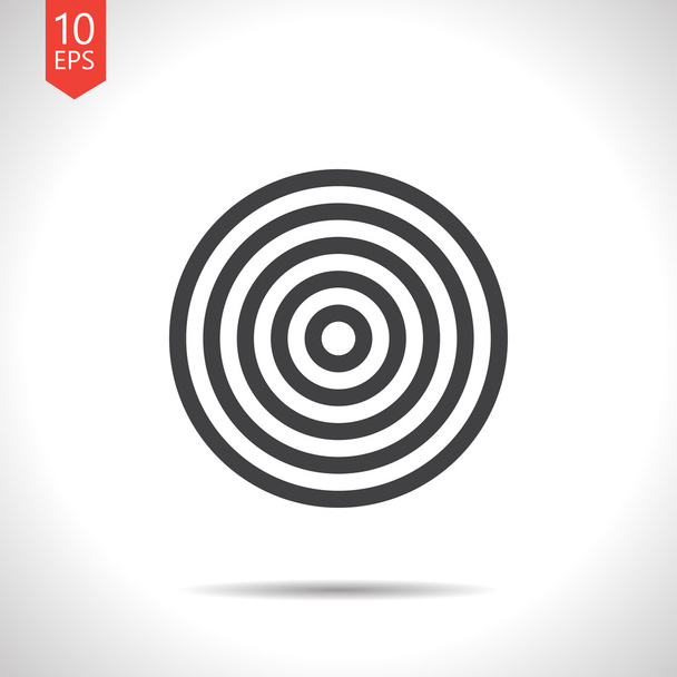 Vector target icon. Eps10 - Διάνυσμα, εικόνα