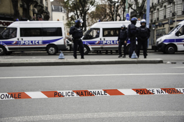 Terroristische aanslag in Parijs Frankrijk - Foto, afbeelding