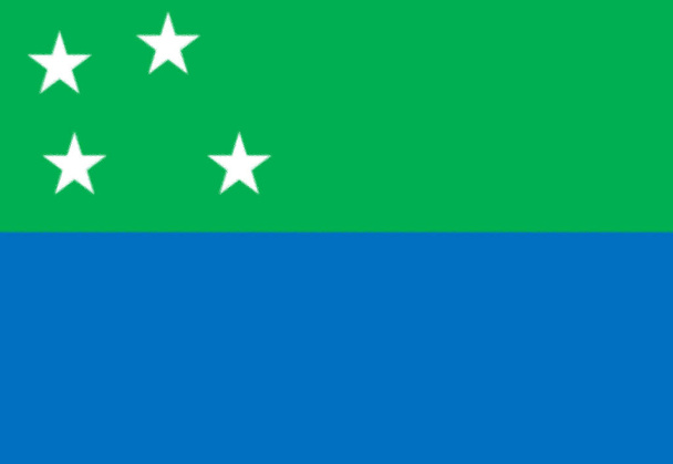 Прапор регіону Лос-Лагос, Чилі з 2013 року. - Фото, зображення