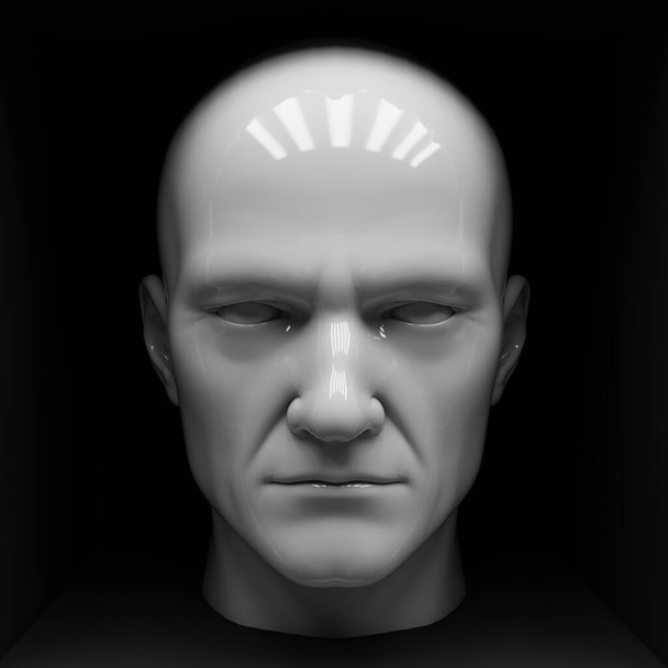 Mannelijke mannequin hoofd close-up - Foto, afbeelding