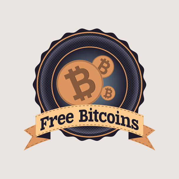 Безкоштовно bitcoins
 - Вектор, зображення