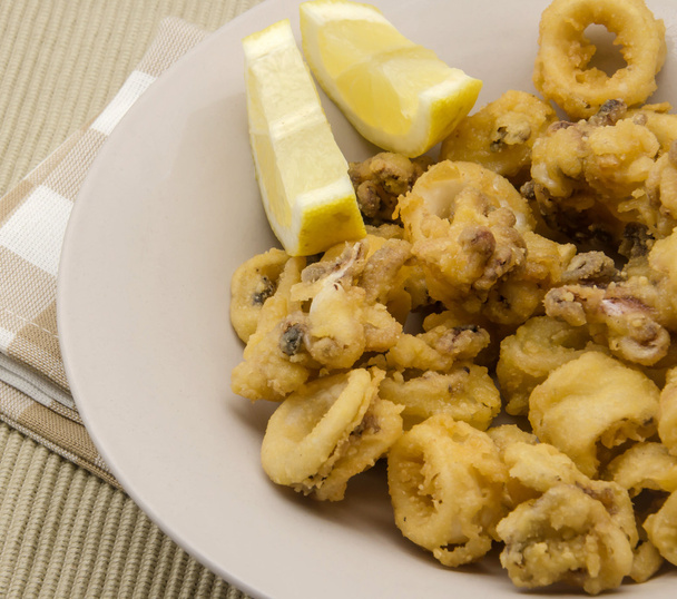 Fried calamari - Photo, Image