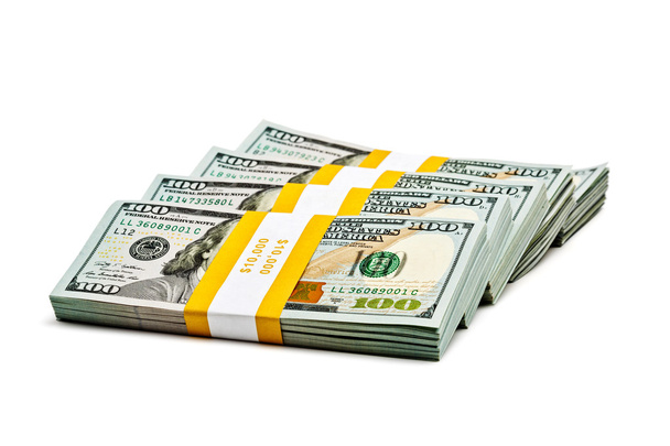 Δέσμες των ΗΠΑ 100 δολάρια γραμμάτια τραπεζογραμμάτια 2013 - Φωτογραφία, εικόνα