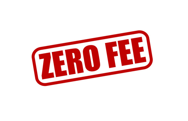 Zero fee - Vector, Image