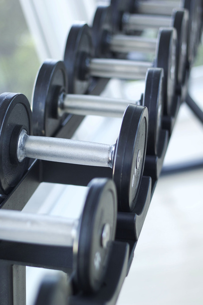 Dumbbells for weight lifting to exercise - Photo, Image