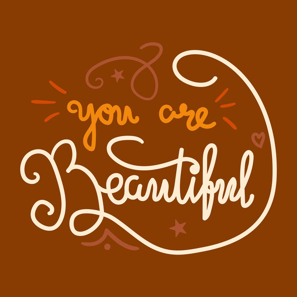 Motivation and Beauty Lettering Concept - Photo, Image