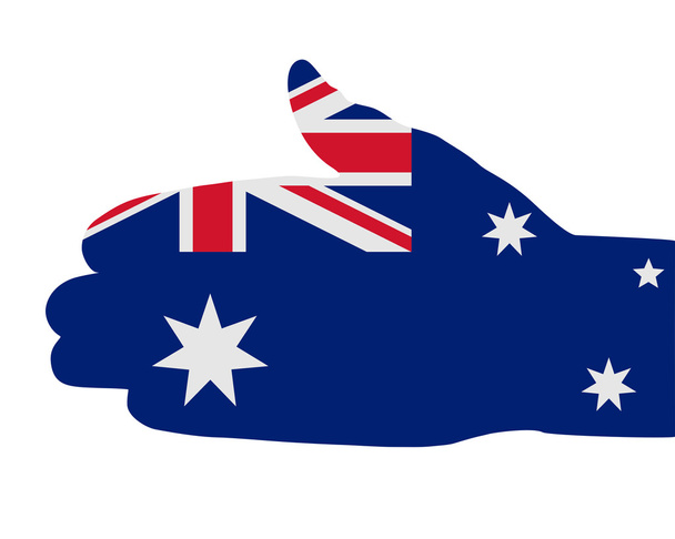 Australský handshake - Vektor, obrázek