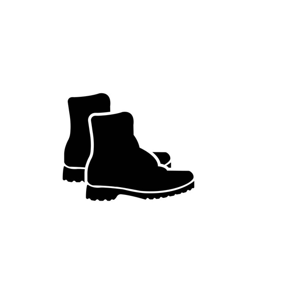 boots icon vector illustration logo design - Vector, Image
