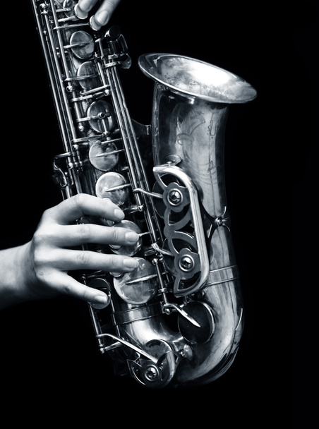 Saxophone player - Zdjęcie, obraz
