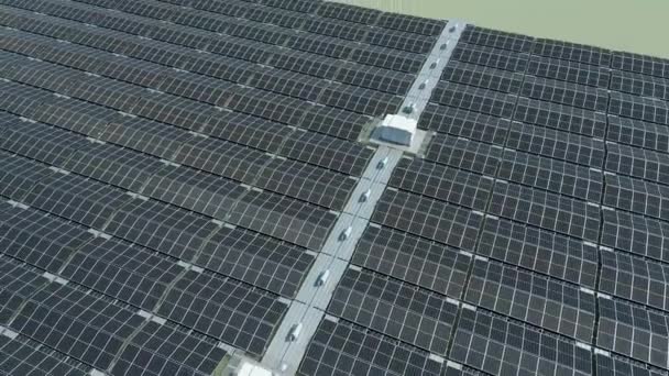 5.800 güneş paneli, Haltern, Kuzey Ren Westphalia 'da bulunan en büyük yüzen fotovoltaik sistemle birleştirilmiştir. Kurulum 2 futbol sahası büyüklüğündedir ve Mayıs 2022 'den beri faaliyettedir.. - Video, Çekim