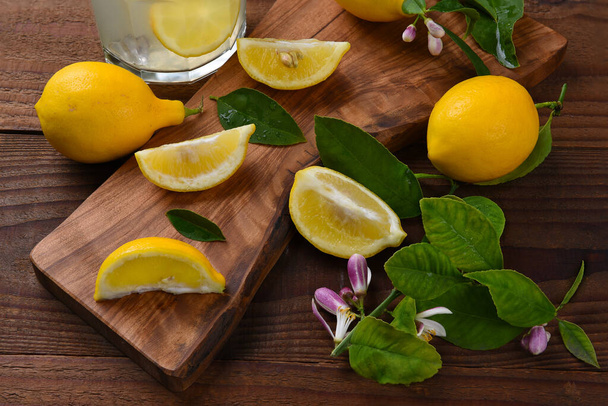 Limon dilimleri natürmort - Fotoğraf, Görsel