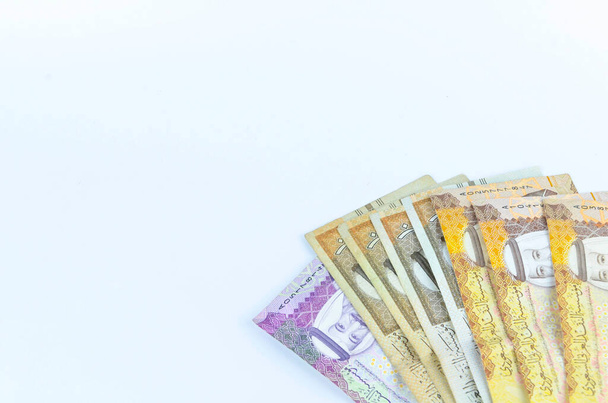 Kopya alanı olan Suudi Arabistan parası  - Fotoğraf, Görsel