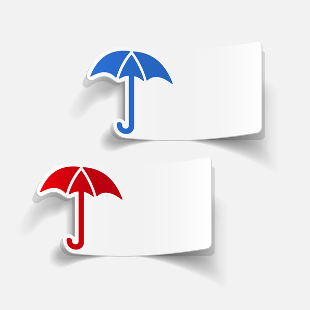 şemsiye simgesi - Vektör, Görsel