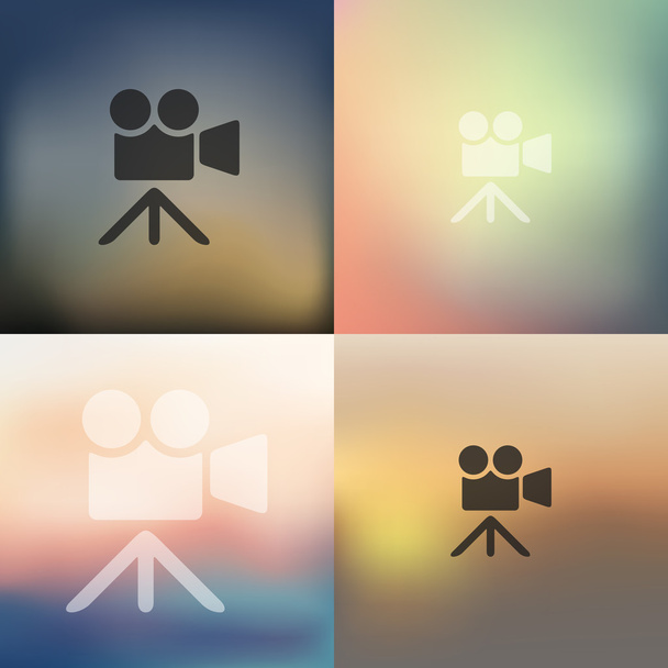 Video icon - Vektor, Bild