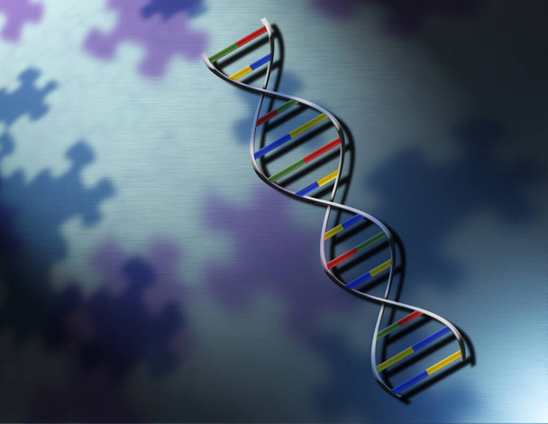 Genetik tıp. DNA gen araştırması - Fotoğraf, Görsel